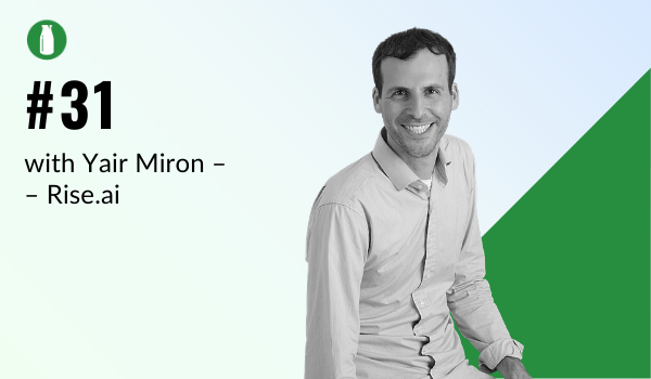 episode 31 milk bottle shopify podcast with Yair Miron from Rise.ai