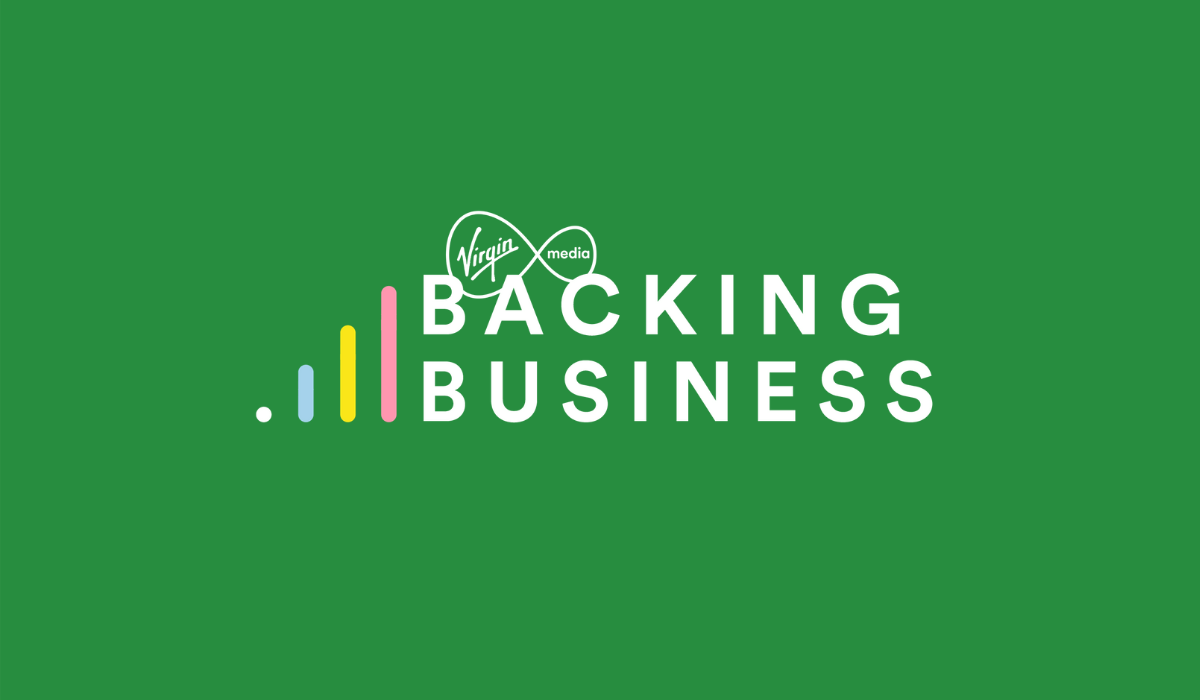Virgin Media's Backing Business logo