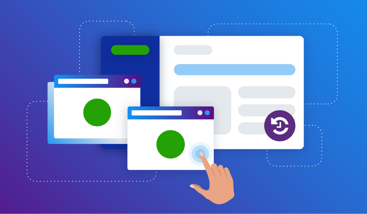 Rewind.io illustration of interface and touchpoint