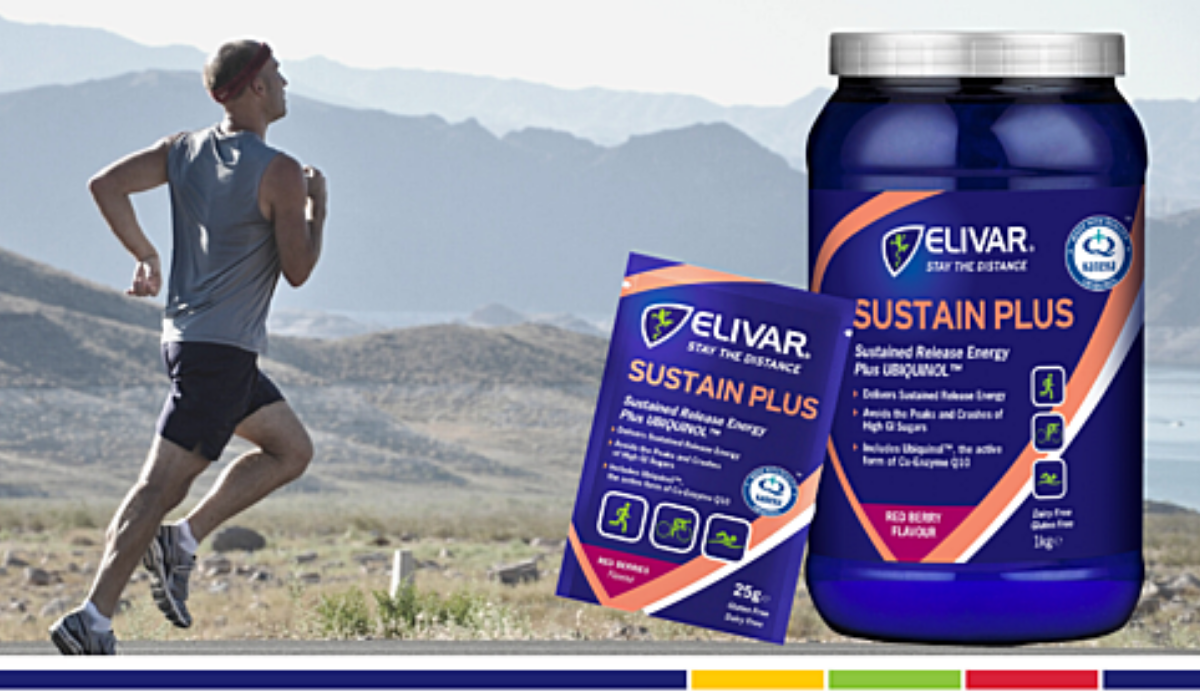 Elivar ecommerce store on the Shopify Platform. Built by Milk Bottle Labs, Ireland. Banner image man running and Elivar product.