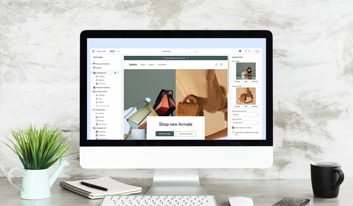 Shopify Online Store 2.0 Dawn theme
