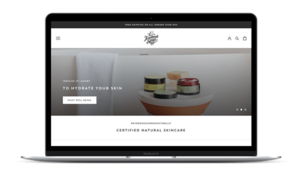 customised shopify theme by milk bottle labs