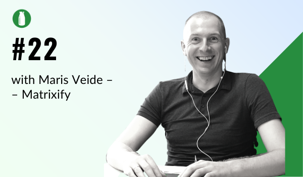 Episode 22 Milk Bottle Shopify Podcast with Maris Veide from Matrixify (Excelify) a Shopify app