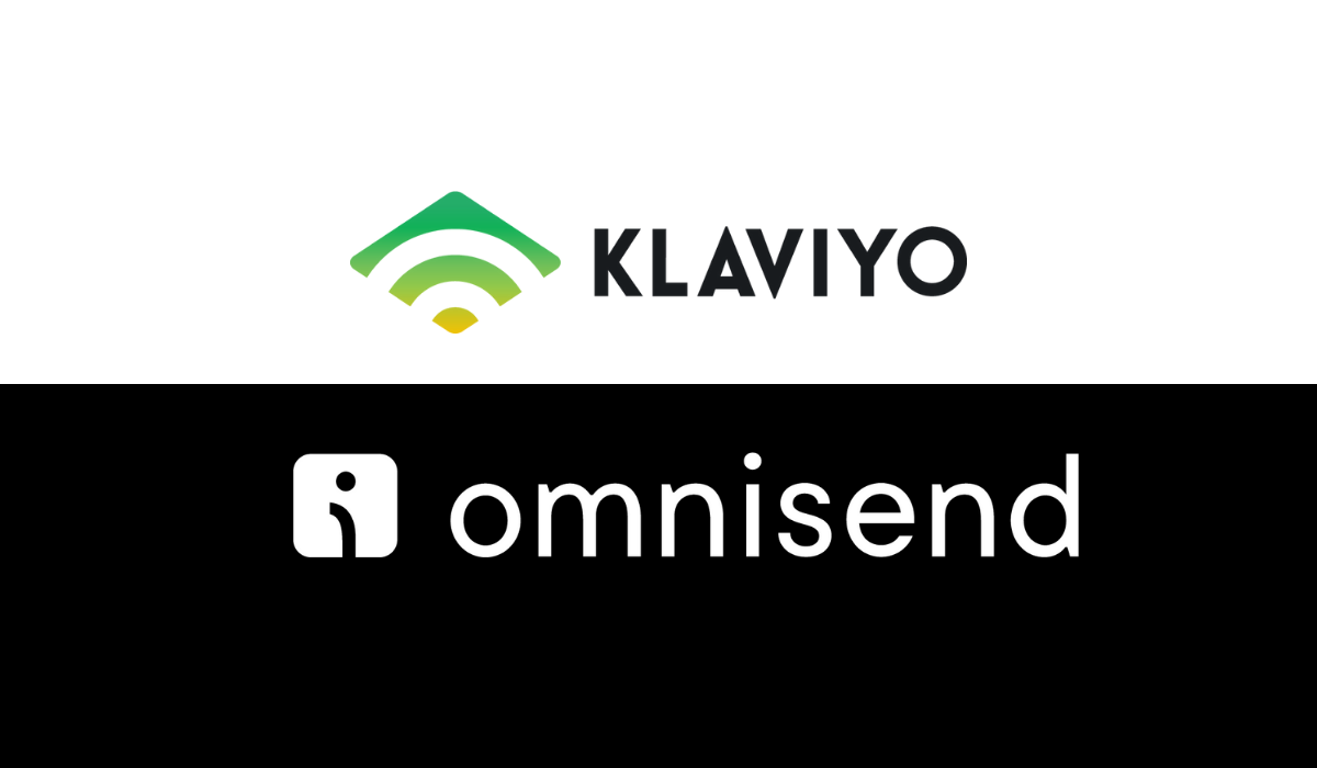 klaviyo logo and omnisend logo