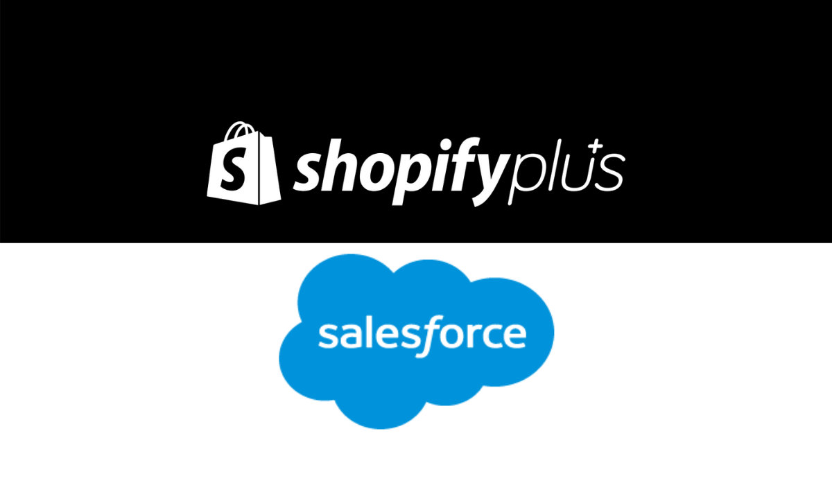 Shopify Plus and Salesfoce logo